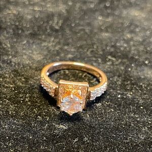 1.5ct Moissanite 14K Rose Gold Engagement Ring